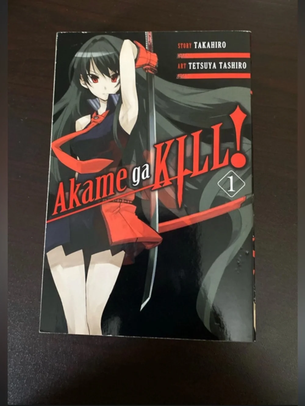 Akame ga Kill! Vol. 1 Manga - Striking Red & Black Cover